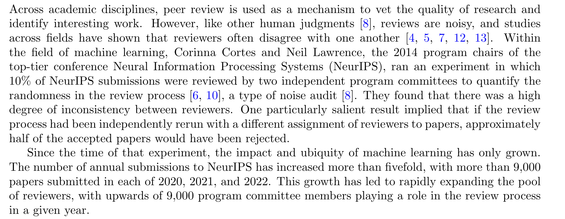 Revisiting the Revisit of the 2014 NeurIPS Experiment